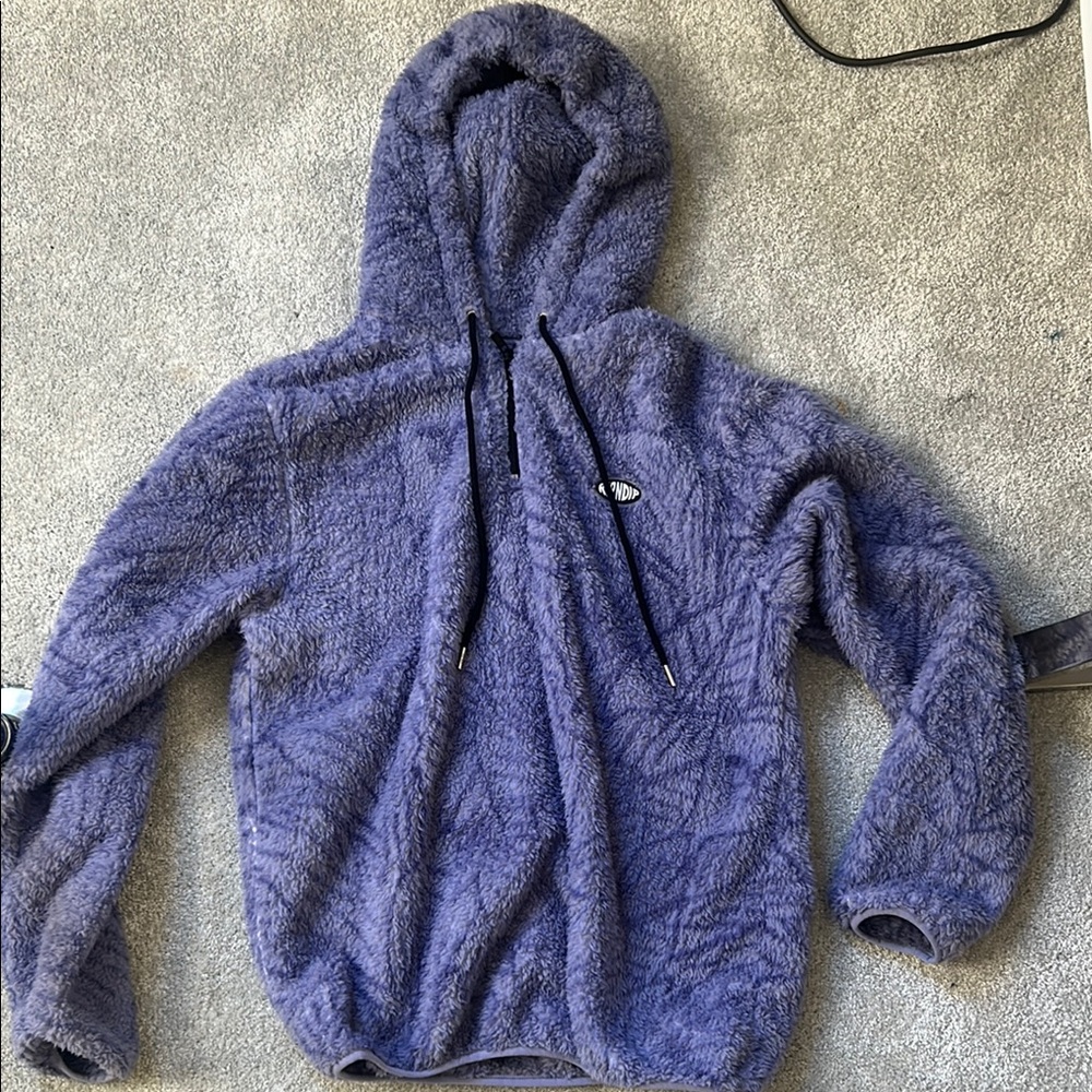 Cozy Purple Fleece Hoodie